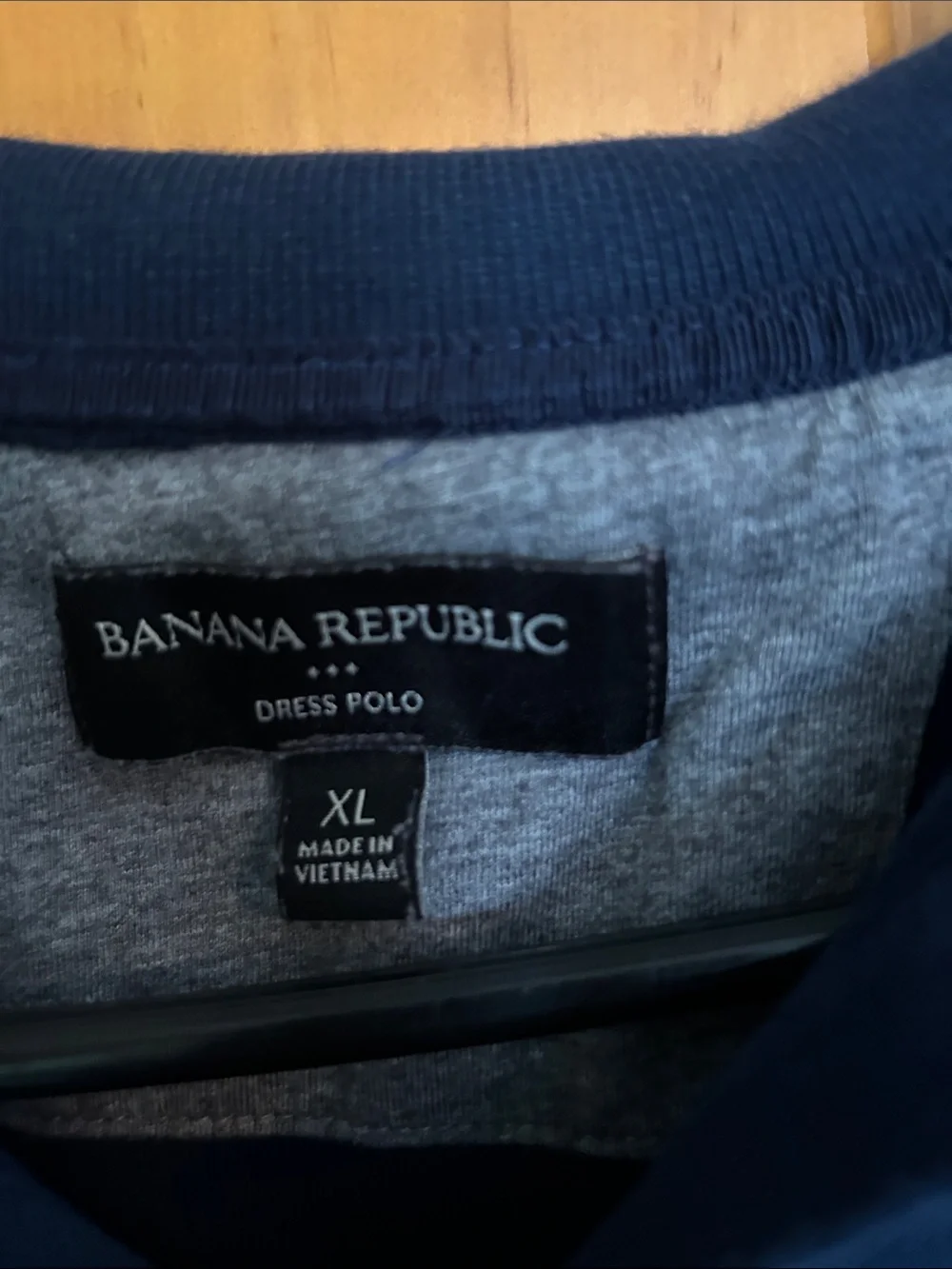 Banana Republic Men's Dark Blue Polo